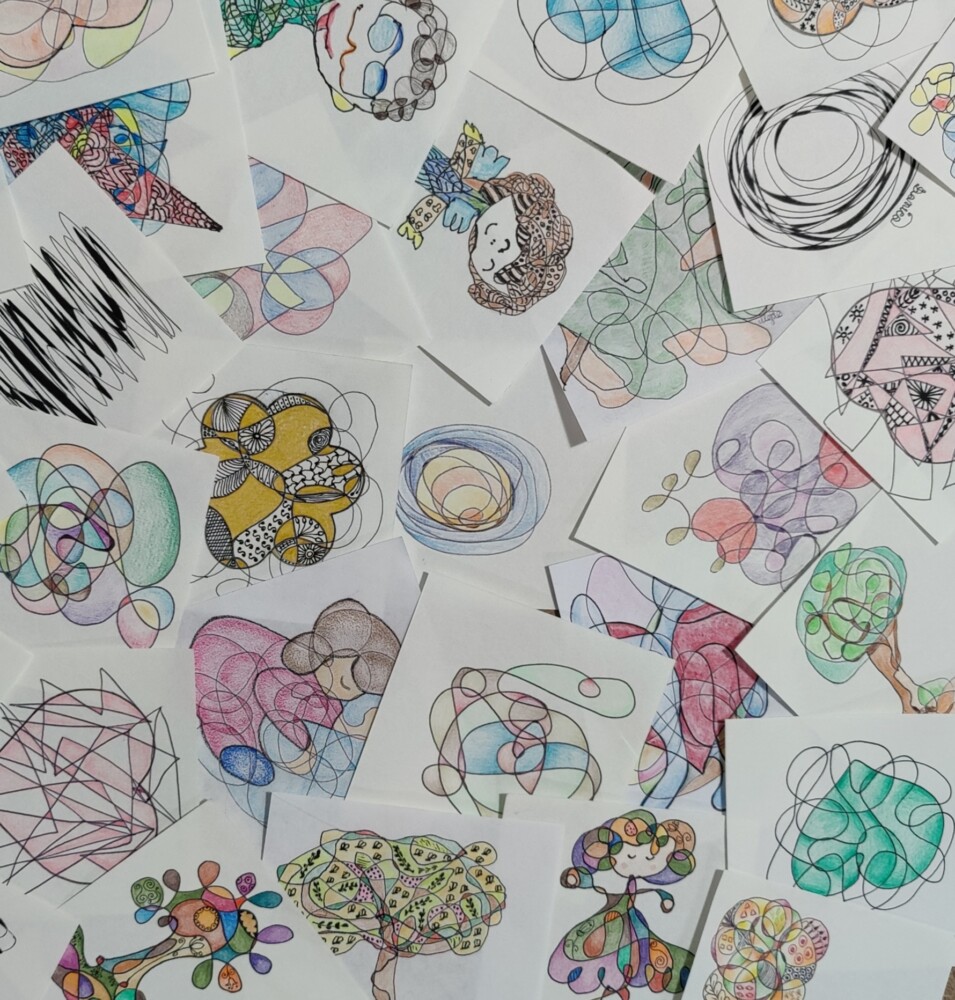 Razne majhne fraktalne risbe.